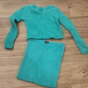 Art Class Kids Matching Set in Teal